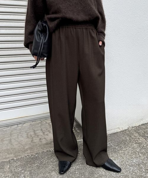 JOURNAL STANDARD(ジャーナルスタンダード)の「《追加2》ライクストレッチワイドパンツ(その他パンツ・レディース・ブラウン/ブラック/チャコールグレー・34/36/38/40)」の22枚目の写真