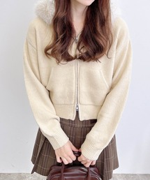 INGNI | エコファー付ニットパーカー(パーカー)