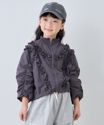 CIAOPANIC TYPY(チャオパニックティピー)の【KIDS】フリルギャザーマンパ(マウンテンパーカー)