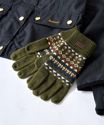 Barbour(バブアー)の【Barbour】barbour marlow fair isle knitted gloves(手袋)