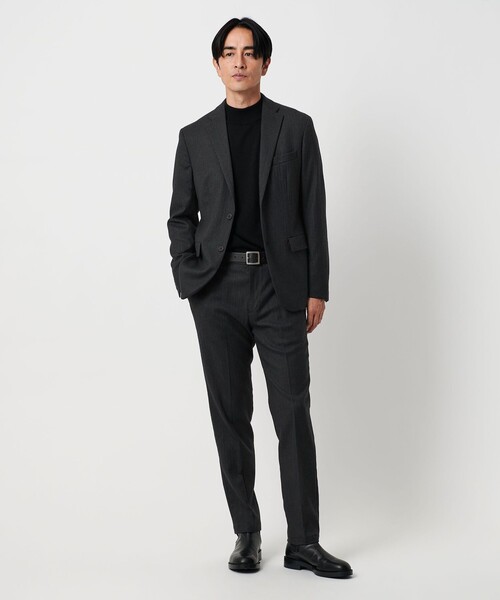 BEAUTY&YOUTH UNITED ARROWS(ビューティーアンドユースユナイテッドアローズ)の「ストレッチ サキソニー ノープリーツ スリム パンツ NO.1 セットアップ対応(スラックス・メンズ・ネイビー/その他1/ダークブラウン/ダークグレー・M/L/XL/S)」の6枚目の写真