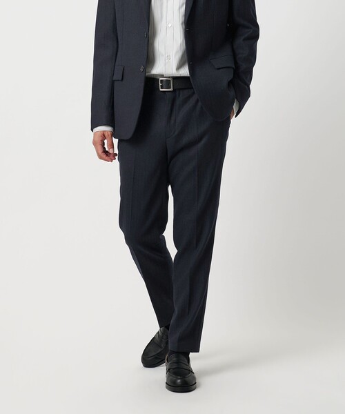 BEAUTY&YOUTH UNITED ARROWS(ビューティーアンドユースユナイテッドアローズ)の「ストレッチ サキソニー ノープリーツ スリム パンツ NO.1 セットアップ対応(スラックス・メンズ・ネイビー/その他1/ダークブラウン/ダークグレー・M/L/XL/S)」の10枚目の写真