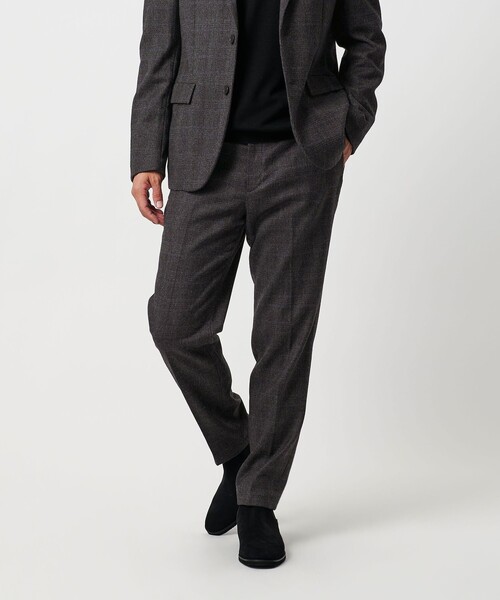 BEAUTY&YOUTH UNITED ARROWS(ビューティーアンドユースユナイテッドアローズ)の「ストレッチ サキソニー ノープリーツ スリム パンツ NO.1 セットアップ対応(スラックス・メンズ・ネイビー/その他1/ダークブラウン/ダークグレー・M/L/XL/S)」の13枚目の写真