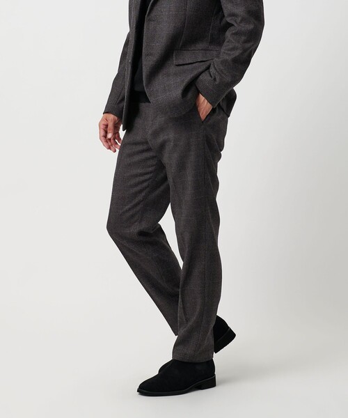 BEAUTY&YOUTH UNITED ARROWS(ビューティーアンドユースユナイテッドアローズ)の「ストレッチ サキソニー ノープリーツ スリム パンツ NO.1 セットアップ対応(スラックス・メンズ・ネイビー/その他1/ダークブラウン/ダークグレー・M/L/XL/S)」の14枚目の写真