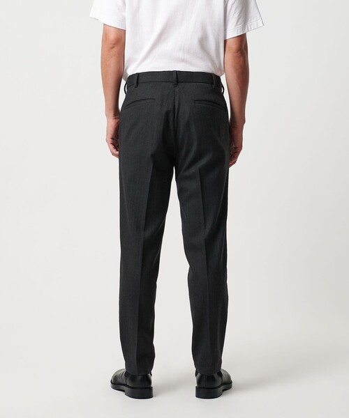 ストレッチ サキソニー ノープリーツ スリム パンツ NO.1 セットアップ