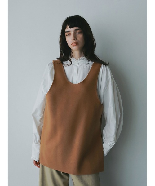 セール】ウールカシミヤリバーベスト（ベスト）｜HER.（ハー）の