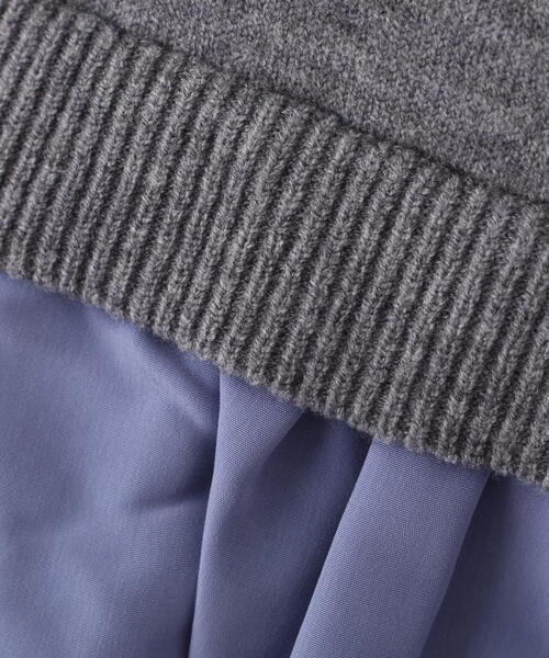 PROPORTION BODY DRESSING(プロポーションボディドレッシング)の「<ウォッシャブル>バルーンペプラムニット / 1215270103(ニット/セーター・レディース・グレー系その他/ホワイト系その他・FREE)」の16枚目の写真