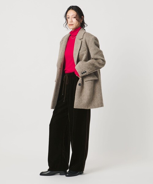 UNITED ARROWS（ユナイテッドアローズ）の「ベルベット イージー パンツ（その他パンツ・レディース・ブラック/ダークブラウン/ネイビー・36/38）」の11枚目の写真