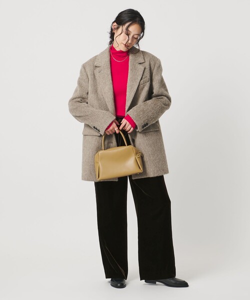 UNITED ARROWS（ユナイテッドアローズ）の「ベルベット イージー パンツ（その他パンツ・レディース・ブラック/ダークブラウン/ネイビー・36/38）」の12枚目の写真