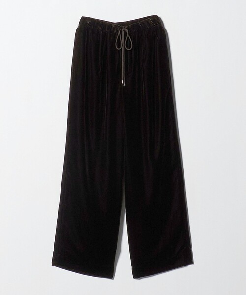 UNITED ARROWS（ユナイテッドアローズ）の「ベルベット イージー パンツ（その他パンツ・レディース・ブラック/ダークブラウン/ネイビー・36/38）」の16枚目の写真
