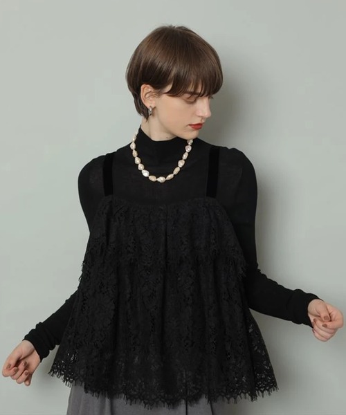 CADUNE（カデュネ）の「イレヘムレースキャミ（シャツ/ブラウス）」 - WEAR
