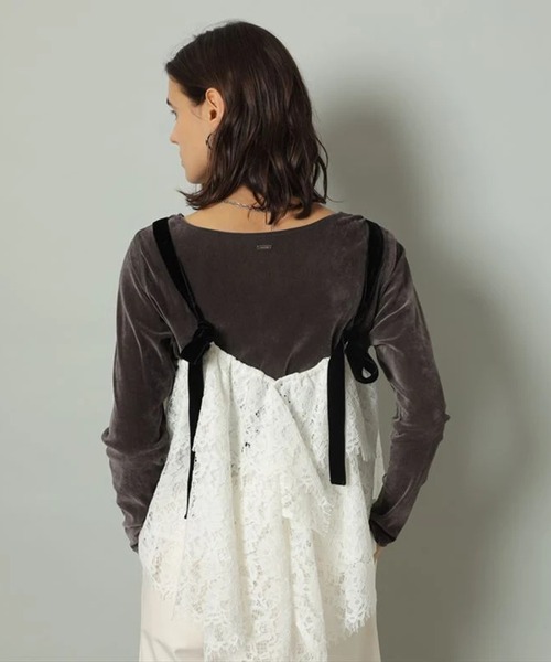 CADUNE（カデュネ）の「イレヘムレースキャミ（シャツ/ブラウス）」 - WEAR