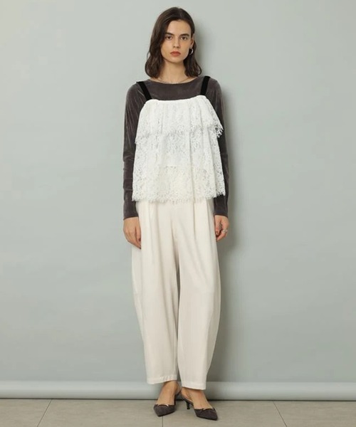 CADUNE（カデュネ）の「イレヘムレースキャミ（シャツ/ブラウス）」 - WEAR