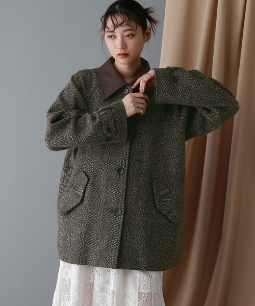 ツイードミドルコート（ブルゾン）｜RAGEBLUE（レイジブルー）の