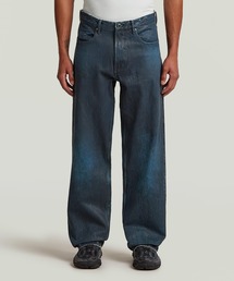 G-STAR | TYPE 96 LOOSE JEANS/ヴィンテージレザーライクコーティング加工ワイドストレートジーンズ/ルーズデニムパンツ(デニムパンツ)