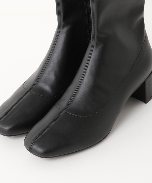 LOWRYS FARM（ローリーズファーム）の「ストレッチヒールブーツ 595457（ブーツ・レディース・ブラウン/ブラウン系その他/ブラック・LARGE/MEDIUM）」の6枚目の写真