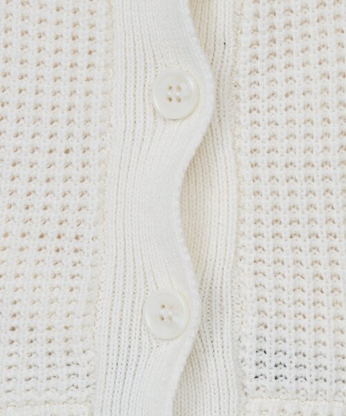 Kastane（カスタネ）の「B ワッフルニットビスチェ（タンクトップ・レディース・ブラック/アイボリー/レッド・FREE）」の17枚目の写真