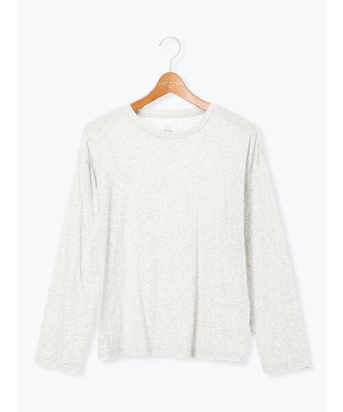 Lugnoncure（ルノンキュール）の「シフォン天竺クルーネック長袖トップス（その他トップス・レディース・ブラック/オフホワイト/ピンク/グレー・F）」の18枚目の写真