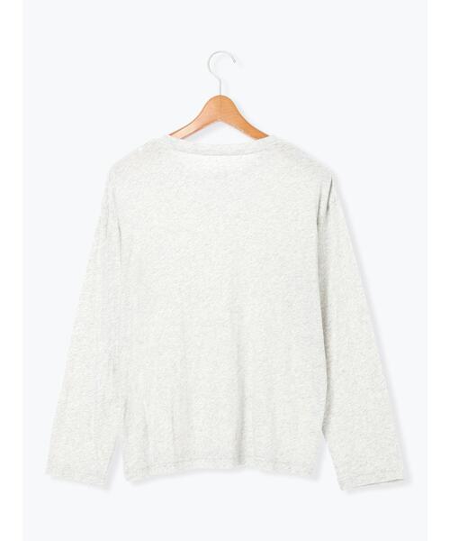 Lugnoncure（ルノンキュール）の「シフォン天竺クルーネック長袖トップス（その他トップス・レディース・ブラック/オフホワイト/ピンク/グレー・F）」の19枚目の写真