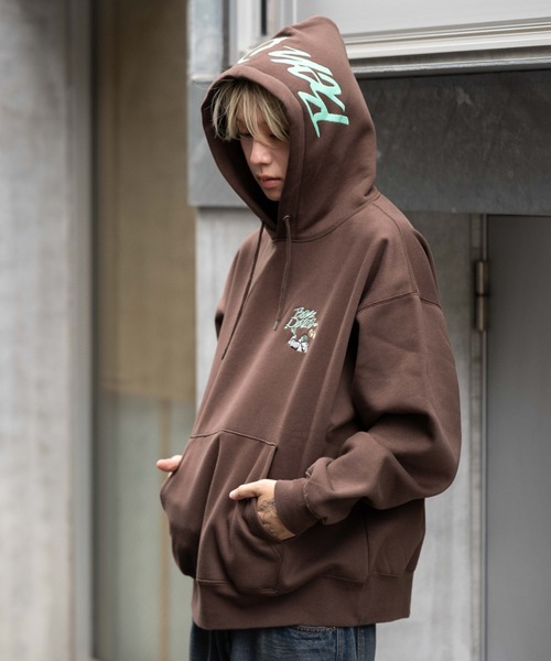 ∴WEGO/【25年秋冬新作】別注BENDAVISグラフィックプルパーカー