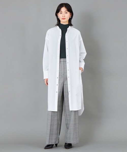 CAST:（キャストコロン）の「【CAST COLON】ツータックチェックイージーパンツ（その他パンツ・レディース・グレー/ベージュ・S/M）」の3枚目の写真