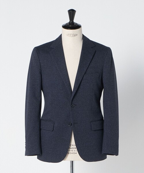 A DAY IN THE LIFE UNITED ARROWS(アデイインザライフユナイテッドアローズ)の「メランジ ジャージーチェック 2ボタン ジャケット-セットアップ対応-<A DAY IN THE LIFE>(テーラードジャケット・メンズ・ダークグレー/モカ/ネイビー・M/L/S/XL)」の15枚目の写真