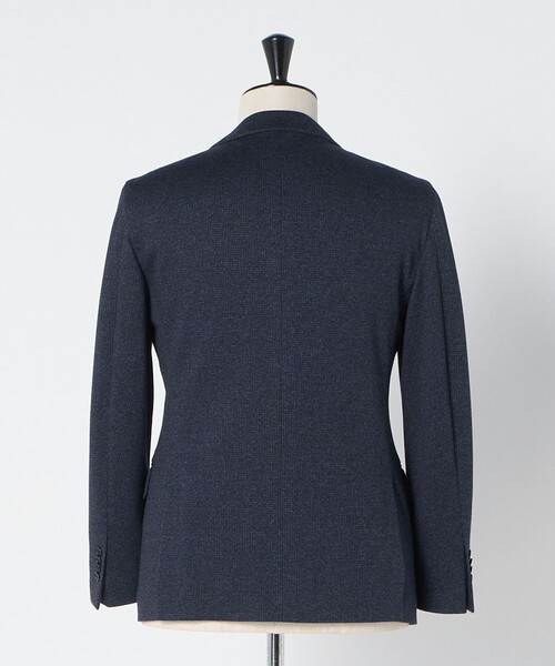 A DAY IN THE LIFE UNITED ARROWS(アデイインザライフユナイテッドアローズ)の「メランジ ジャージーチェック 2ボタン ジャケット-セットアップ対応-<A DAY IN THE LIFE>(テーラードジャケット・メンズ・ダークグレー/モカ/ネイビー・M/L/S/XL)」の16枚目の写真
