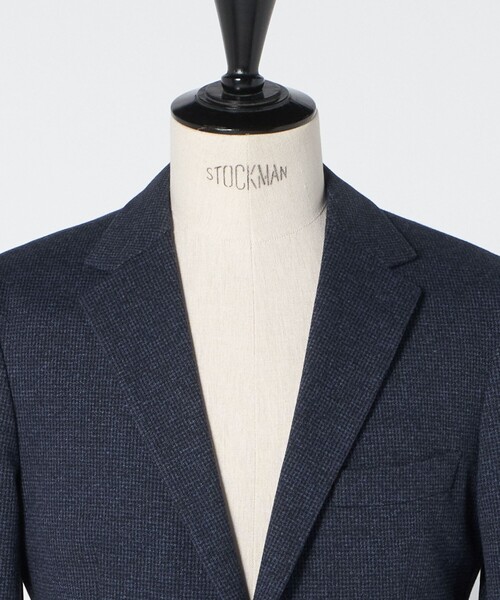 A DAY IN THE LIFE UNITED ARROWS(アデイインザライフユナイテッドアローズ)の「メランジ ジャージーチェック 2ボタン ジャケット-セットアップ対応-<A DAY IN THE LIFE>(テーラードジャケット・メンズ・ダークグレー/モカ/ネイビー・M/L/S/XL)」の17枚目の写真