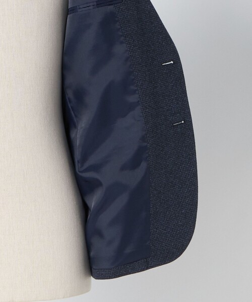 A DAY IN THE LIFE UNITED ARROWS(アデイインザライフユナイテッドアローズ)の「メランジ ジャージーチェック 2ボタン ジャケット-セットアップ対応-<A DAY IN THE LIFE>(テーラードジャケット・メンズ・ダークグレー/モカ/ネイビー・M/L/S/XL)」の19枚目の写真