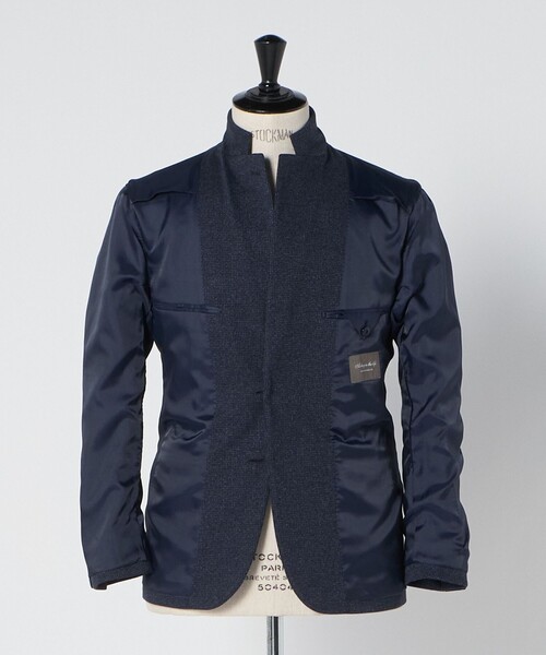 A DAY IN THE LIFE UNITED ARROWS(アデイインザライフユナイテッドアローズ)の「メランジ ジャージーチェック 2ボタン ジャケット-セットアップ対応-<A DAY IN THE LIFE>(テーラードジャケット・メンズ・ダークグレー/モカ/ネイビー・M/L/S/XL)」の22枚目の写真