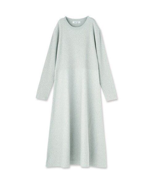 ◇【洗える／きれいめ】フレアニットワンピース（ワンピース）｜INDIVI