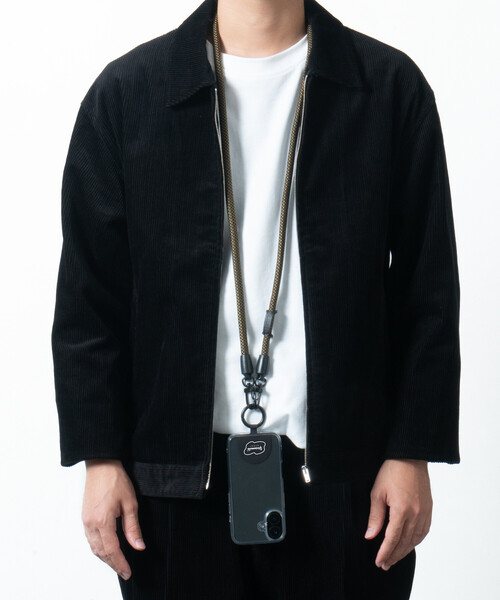 FREAK'S STORE(フリークスストア)の「YOSEMITE STRAP/ヨセミテストラップ YOSEMITE 2WAY STRAP G FS KYOTO(スマホグッズ・メンズ・ブラック・ONE SIZE)」の6枚目の写真