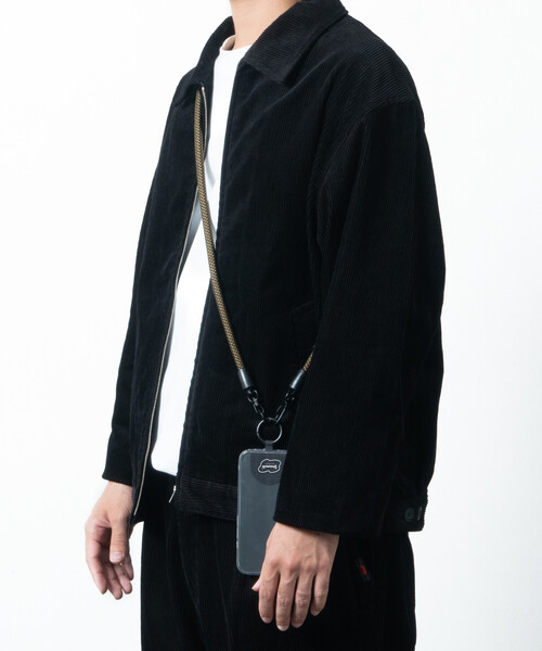 FREAK'S STORE(フリークスストア)の「YOSEMITE STRAP/ヨセミテストラップ YOSEMITE 2WAY STRAP G FS KYOTO(スマホグッズ・メンズ・ブラック・ONE SIZE)」の7枚目の写真
