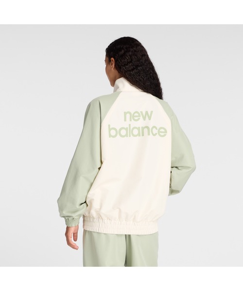 NEW BALANCE（ニューバランス）の「ニューバランス New Balance グラフィック ウーブンジャケット_（その他アウター・レディース・ベージュ/ブラック・S/M/L/XL）」の12枚目の写真