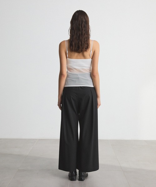 CITY TOKYO（シティトウキョウ）の「Softline Belt Pants/ソフトラインベルトパンツ/ワイドパンツ（その他パンツ・レディース・ブラック/チャコールグレー・1/2/3）」の13枚目の写真