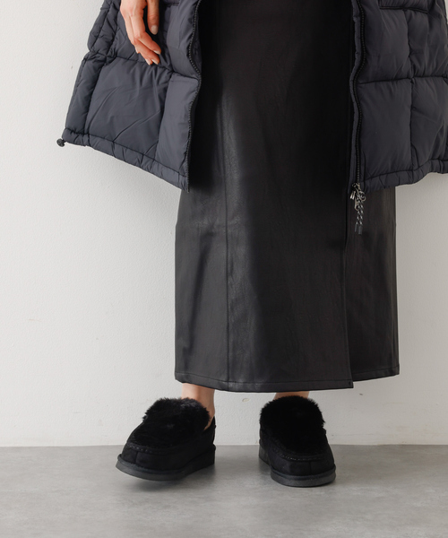 abahouse mavie(アバハウスマヴィ)の「MEI FUR MOCCASIN SHOES(スリッポン・レディース・ブラック/グレー/キャメル・40/38)」の10枚目の写真