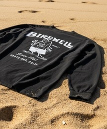 【BIRDWELL/バードウェル】61 PGM LS T-SHIRT-JP 日本別注 ピグメント加工 バックプリント ブランドロゴ ロンT