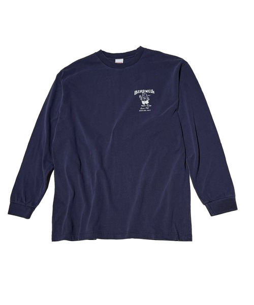 BIRDWELL（バードウェル）の「【BIRDWELL/バードウェル】61 PGM LS T-SHIRT-JP　日本別注　ピグメント加工　バックプリント　ブランドロゴ　ロンT（Tシャツ/カットソー・メンズ・グレー/ブルー・X-LARGE/LARGE/MEDIUM/SMALL）」の10枚目の写真