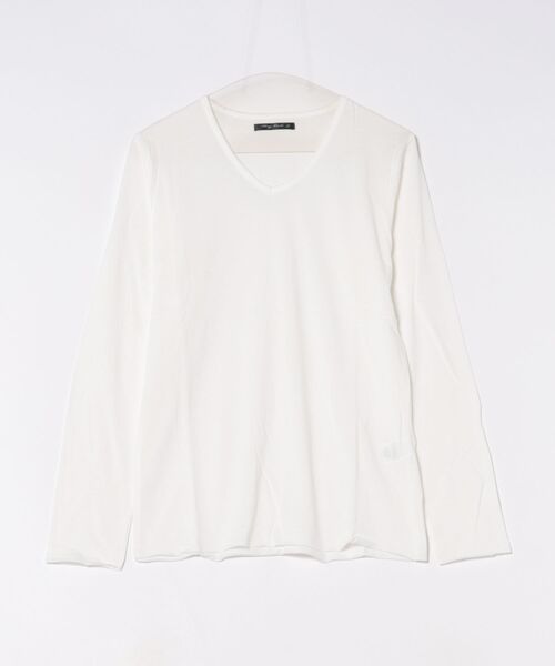 ARCHIVER(アーカイバ)の「【RES】アンサンブルVネック長袖Tシャツ(Tシャツ/カットソー・メンズ・ホワイト/グレー・X-LARGE/LARGE)」の5枚目の写真