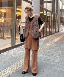 CIAOPANIC TYPY（チャオパニックティピー）の「【PON企画】スタイルアップモールニットフレアパンツ（その他パンツ）」