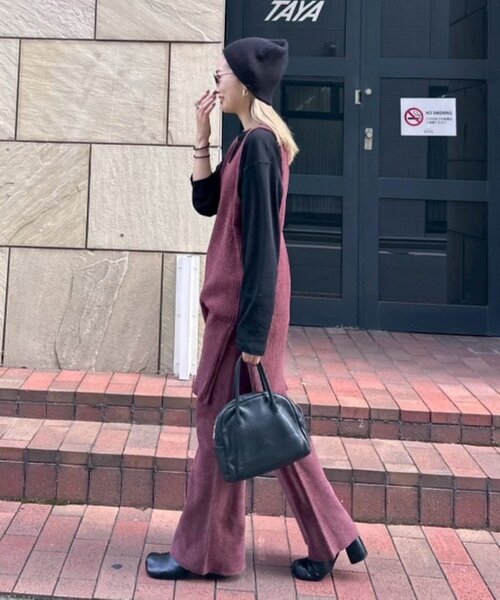 CIAOPANIC TYPY（チャオパニックティピー）の「【PON企画】スタイルアップモールニットフレアパンツ（その他パンツ・レディース・グレー/グレー系その他/ブラック/ブラウン/バーガンディー・SMALL/MEDIUM/LARGE）」の13枚目の写真