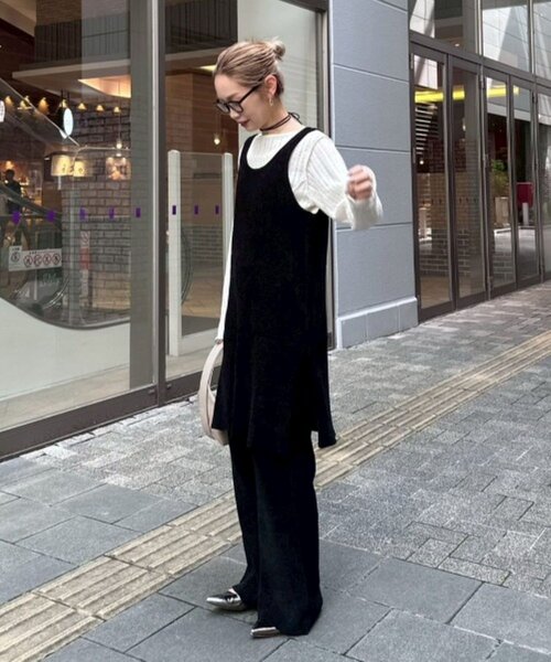 CIAOPANIC TYPY（チャオパニックティピー）の「【PON企画】スタイルアップモールニットフレアパンツ（その他パンツ・レディース・グレー/グレー系その他/ブラック/ブラウン/バーガンディー・SMALL/MEDIUM/LARGE）」の21枚目の写真