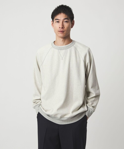 green label relaxing（グリーンレーベルリラクシング）の「リバーシブル クルーネック スウェット（スウェット・メンズ・ブラック/グレー系・L/S/XL/M）」の7枚目の写真