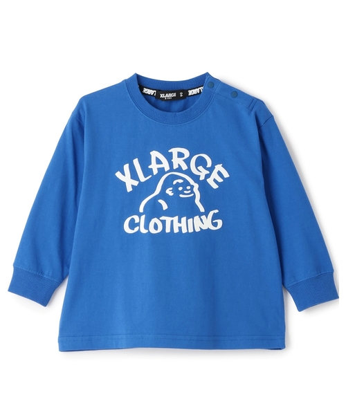 XLARGE KIDS（エクストララージキッズ）の「ドローイングOG長袖Tシャツ（Tシャツ/カットソー・キッズ・ブルー/ブラック/ホワイト・80ｃｍ/140cm/110cm/90cm/100cm/120cm/130cm）」の3枚目の写真