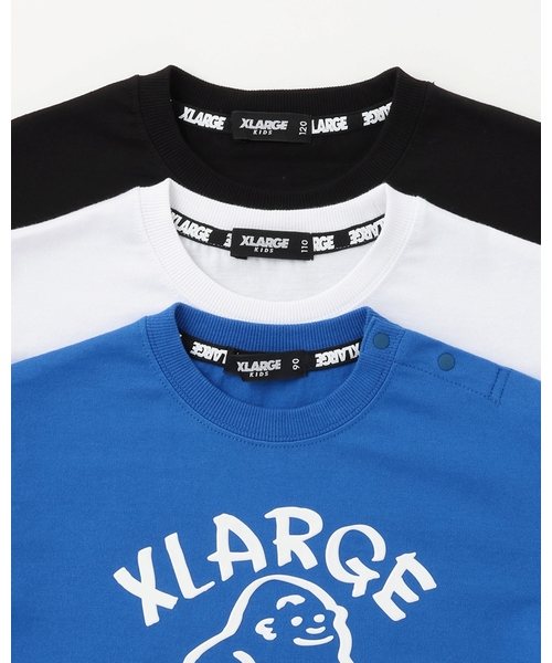 XLARGE KIDS（エクストララージキッズ）の「ドローイングOG長袖Tシャツ（Tシャツ/カットソー・キッズ・ブルー/ブラック/ホワイト・80ｃｍ/140cm/110cm/90cm/100cm/120cm/130cm）」の8枚目の写真