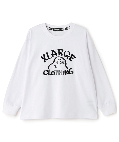 XLARGE KIDS（エクストララージキッズ）の「ドローイングOG長袖Tシャツ（Tシャツ/カットソー・キッズ・ブルー/ブラック/ホワイト・80ｃｍ/140cm/110cm/90cm/100cm/120cm/130cm）」の5枚目の写真