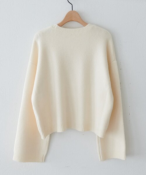 WEB限定】首元ハート刺繍ニット（ニット/セーター）｜DISCOAT（ディス