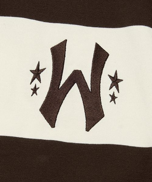 WKNDRS（ウィーキャンドース）の「BOUTIQUE RUGBY PIQUE (BROWN)（Tシャツ/カットソー・レディース・その他・LARGE/X-LARGE/MEDIUM）」の6枚目の写真
