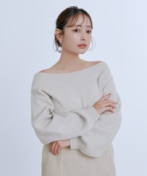 COHINA（コヒナ）の「フォックスアンゴラ2wayネックニット 【低身長・小柄女性】（ニット/セーター）」