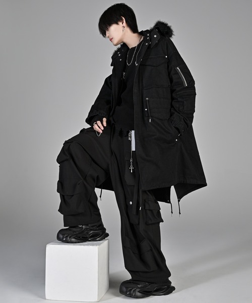 ADRER（アドラー）の「M-65 Mods coat / M-65 モッズコート（モッズコート・メンズ・チャコールグレー/ブラック/カーキ・XS/S/M/L）」の6枚目の写真